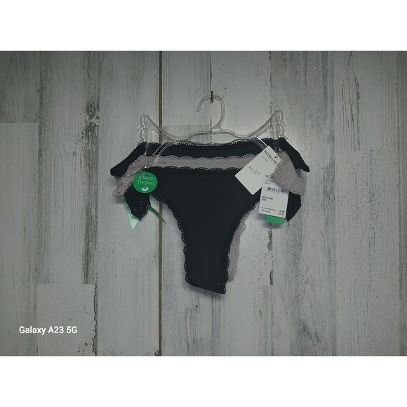 Honeydew Intimates Lace Trim Thong Panties Lot Of 3 Medium NWT - Picture 1 of 3